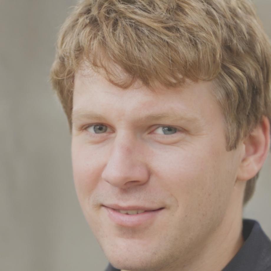 Portrait of Kellan Frost, retail business owner